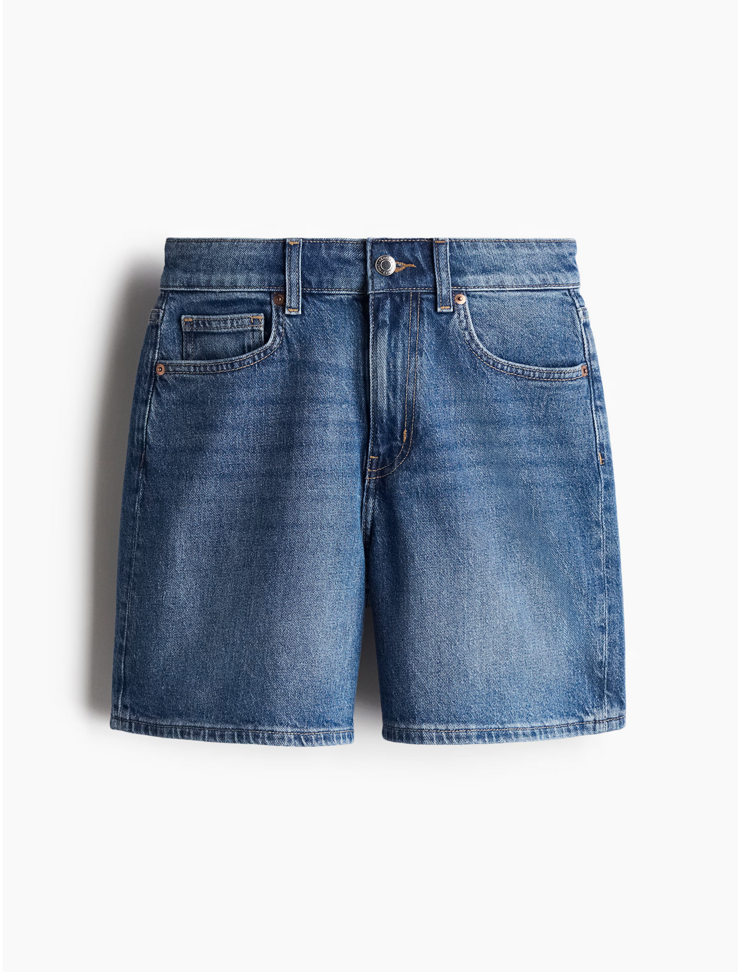 Roped Denim Shorts